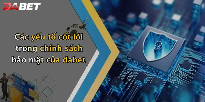 Các yếu tố cốt lõi trong chính sách bảo mật của dabet